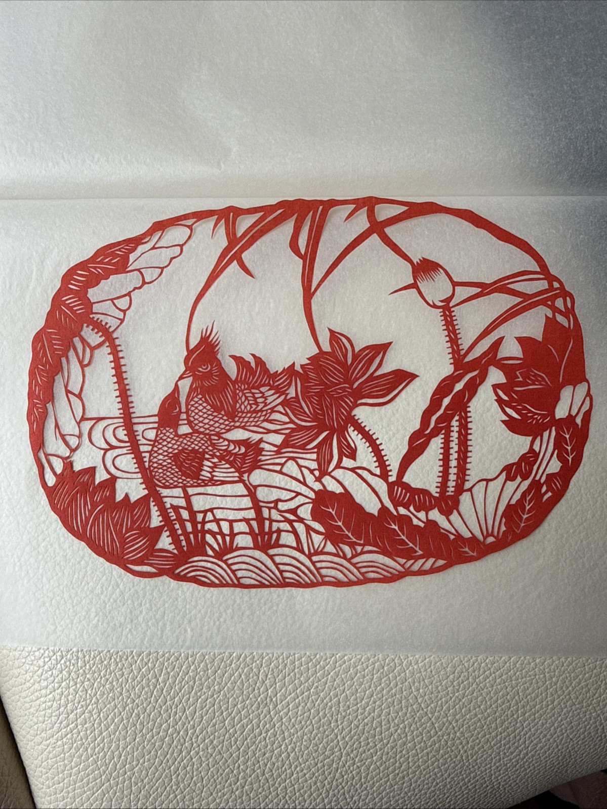 Vtg 10 pc Lot Set Paper Cut Out Folk Art Artwork Chinese ~5×7