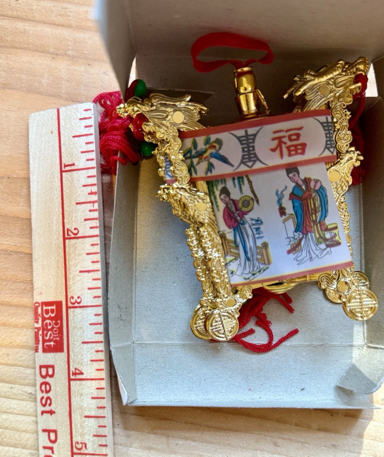 Small Chinese Plastic Ornament