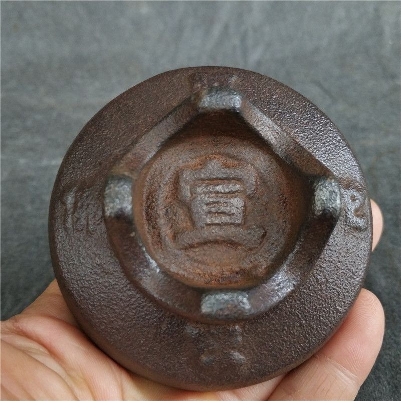 Vintage Cast Iron Oil Lamp 300g Buddhist Altar Lamp Wick Included No Kerosene