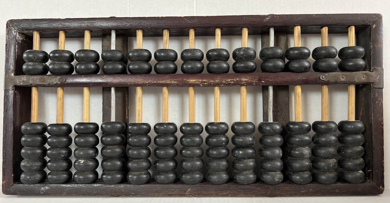 Vintage Shanghai Cherrywood Abacus- Please See Photos for Condition