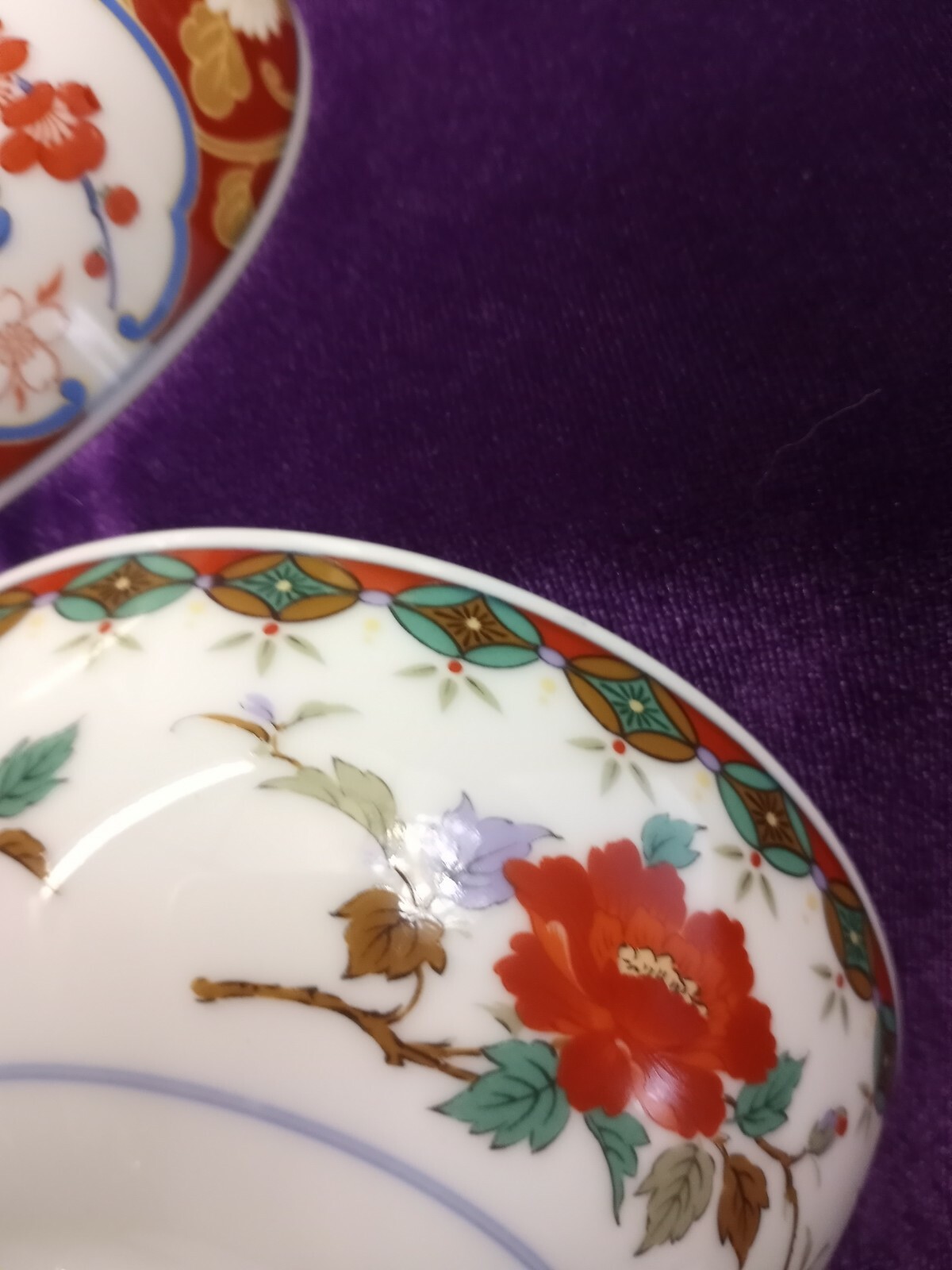 Asian Rice Bowls Porcelain Set of 5 Assortment of Designs