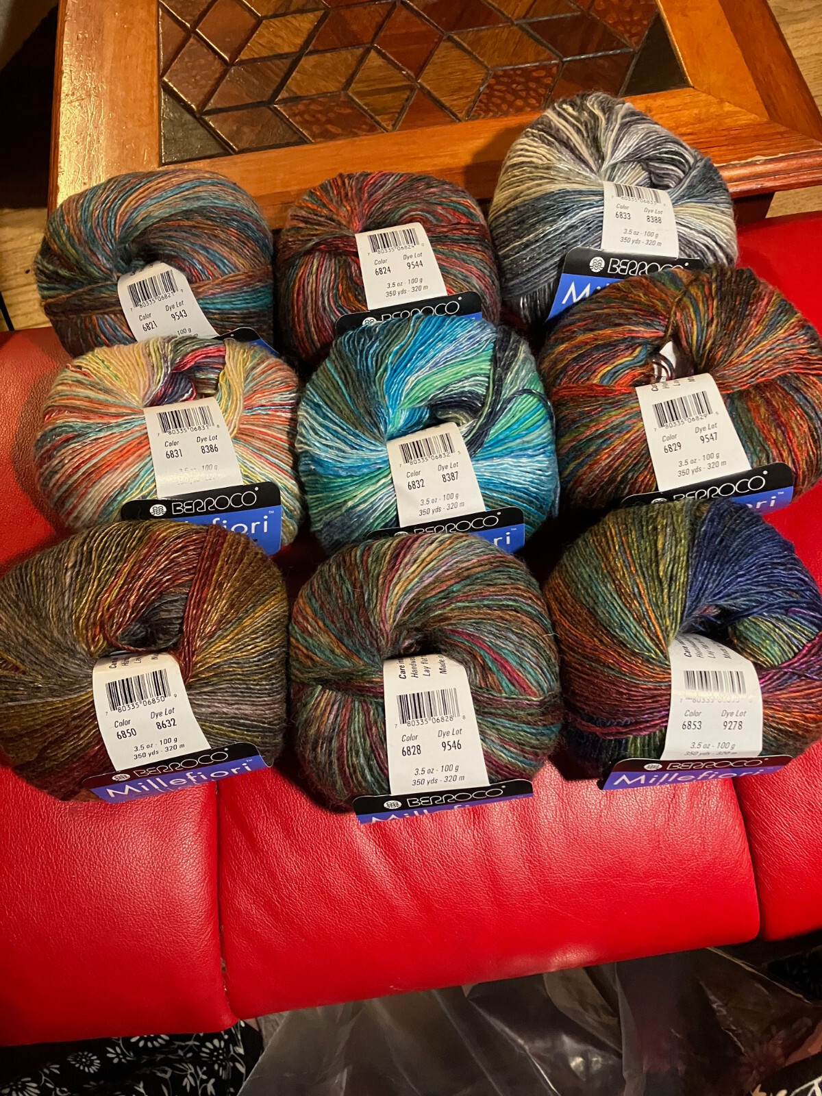 FREE SHIP Berroco Millefiori Light Sport wt Yarn – choice of 9 colorways