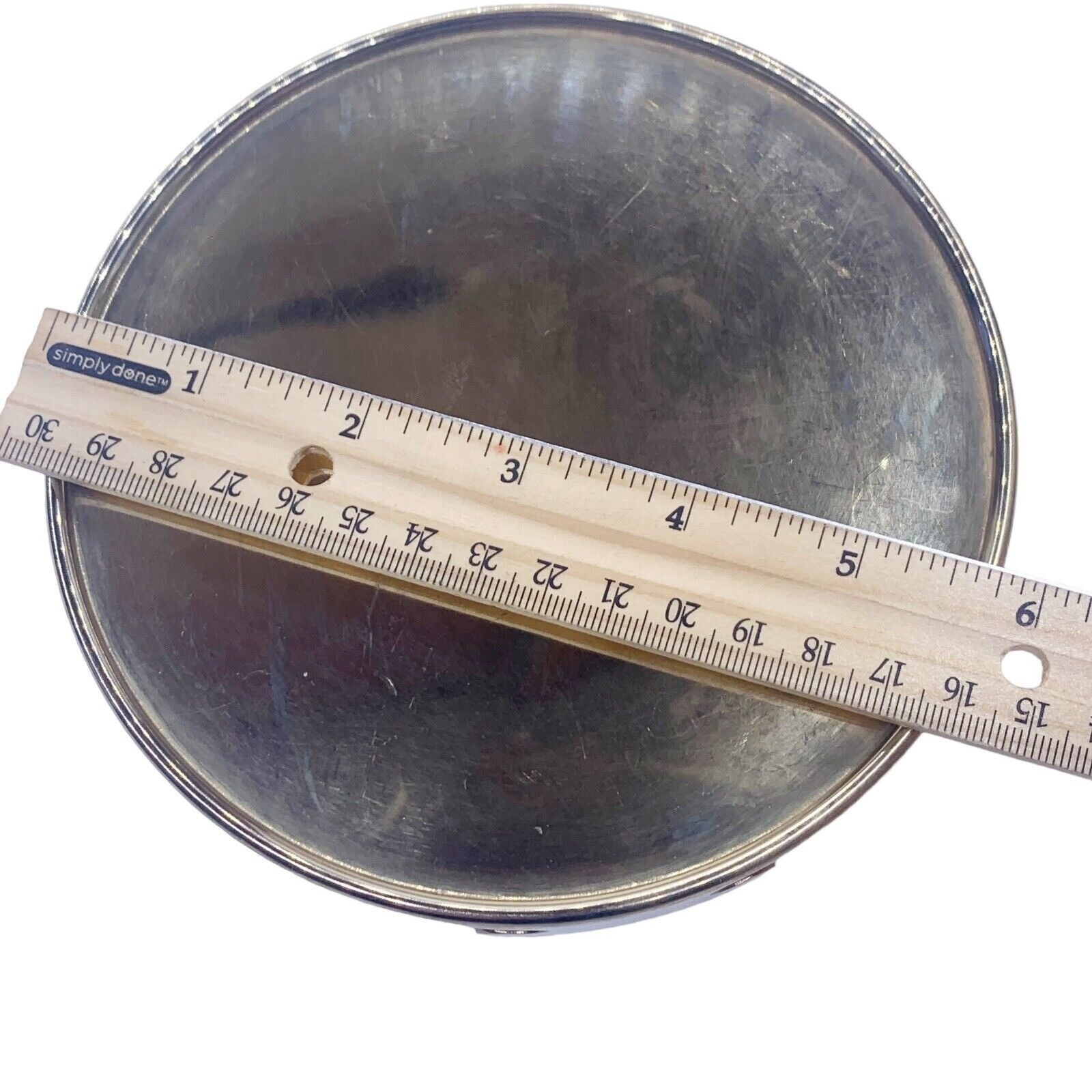 Vintage Brass Display Stand Pedestal Vase Pot Footed Base For 5.5″ Pieces