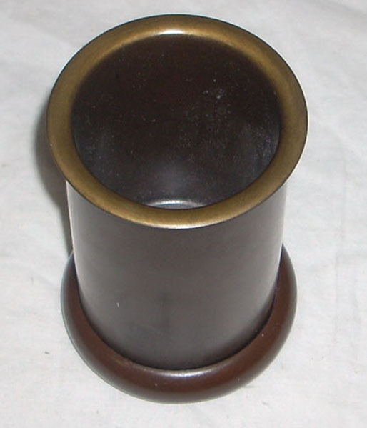 Asian Solid Bronze Desk / Brush / Pencil Caddy Japan China
