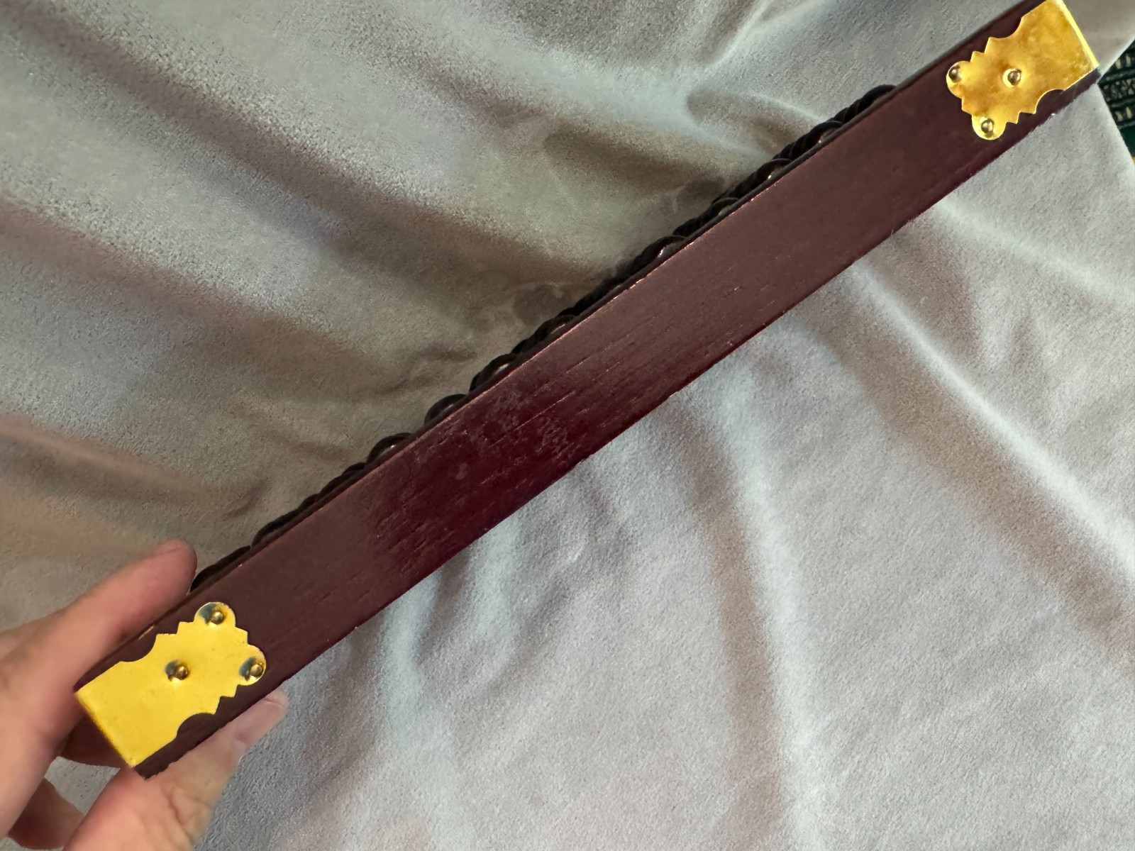 Cherry Wood Color Abacus (13 rows), Peony, Made in China, L: 9-1/2 inches
