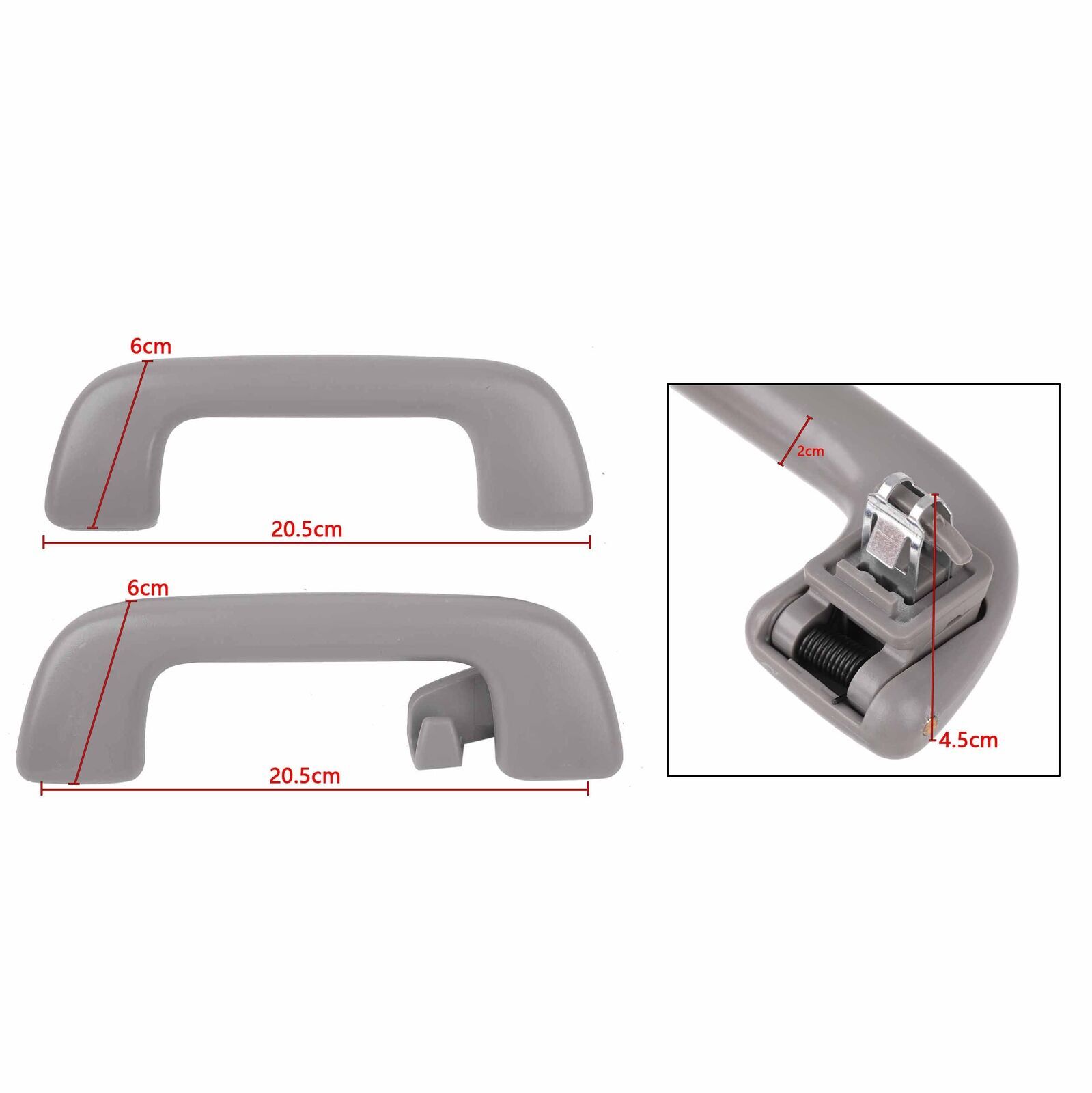 4pcs Interior Roof Pull Handle Grab For Toyota Corolla Yaris Rav4 74610-52030
