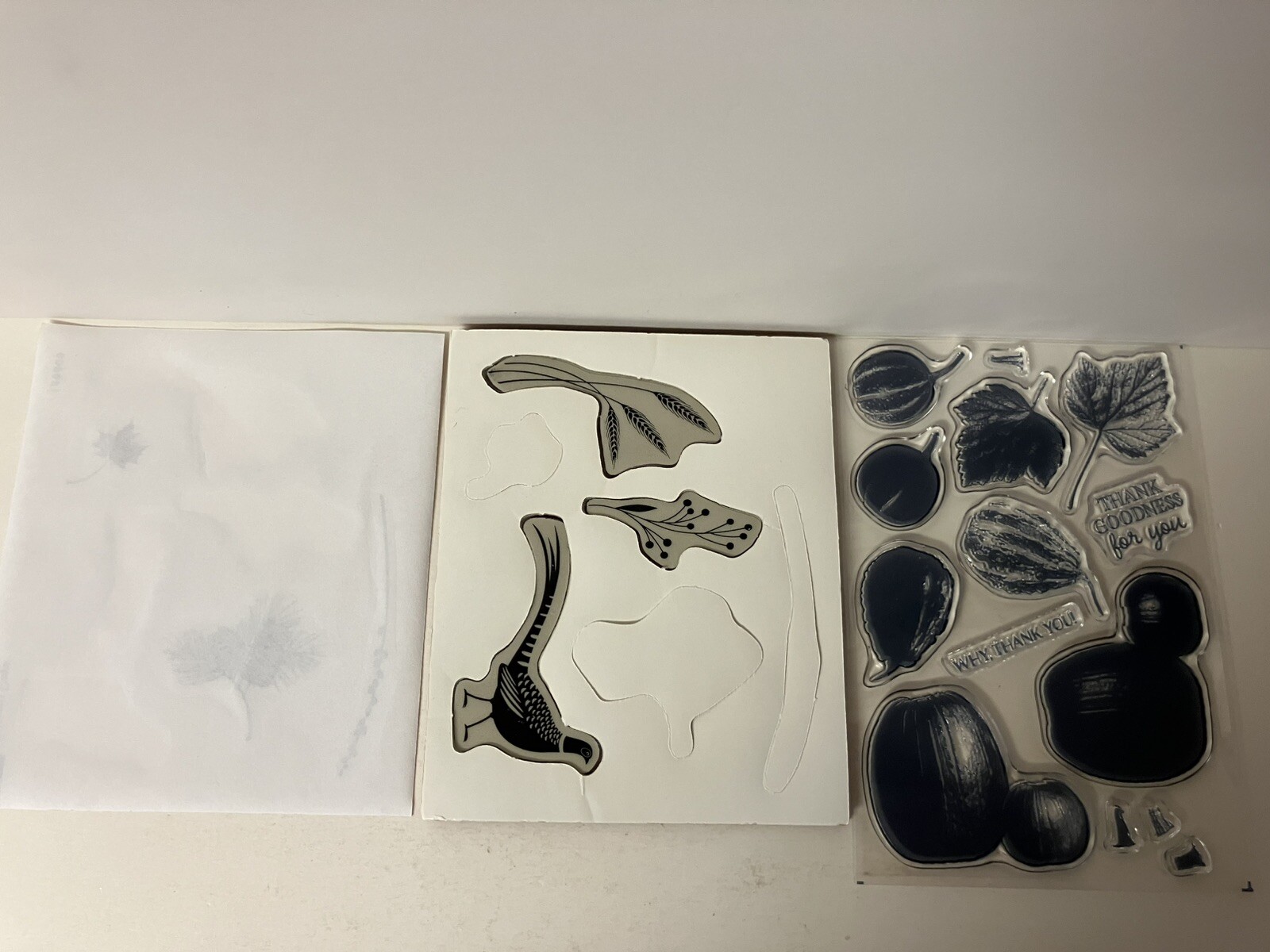 Stampin Up Lot of 2 Gourd Goodness & Autumn Days Fall Halloween Pumpkin EUC