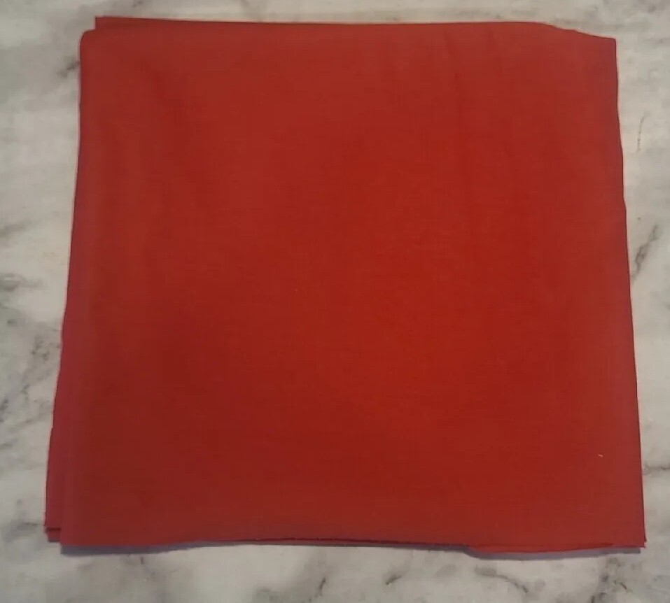 2 Way Stretch Solid Red Fabric – 43″ x 45″ – Approx 1.25 Yards