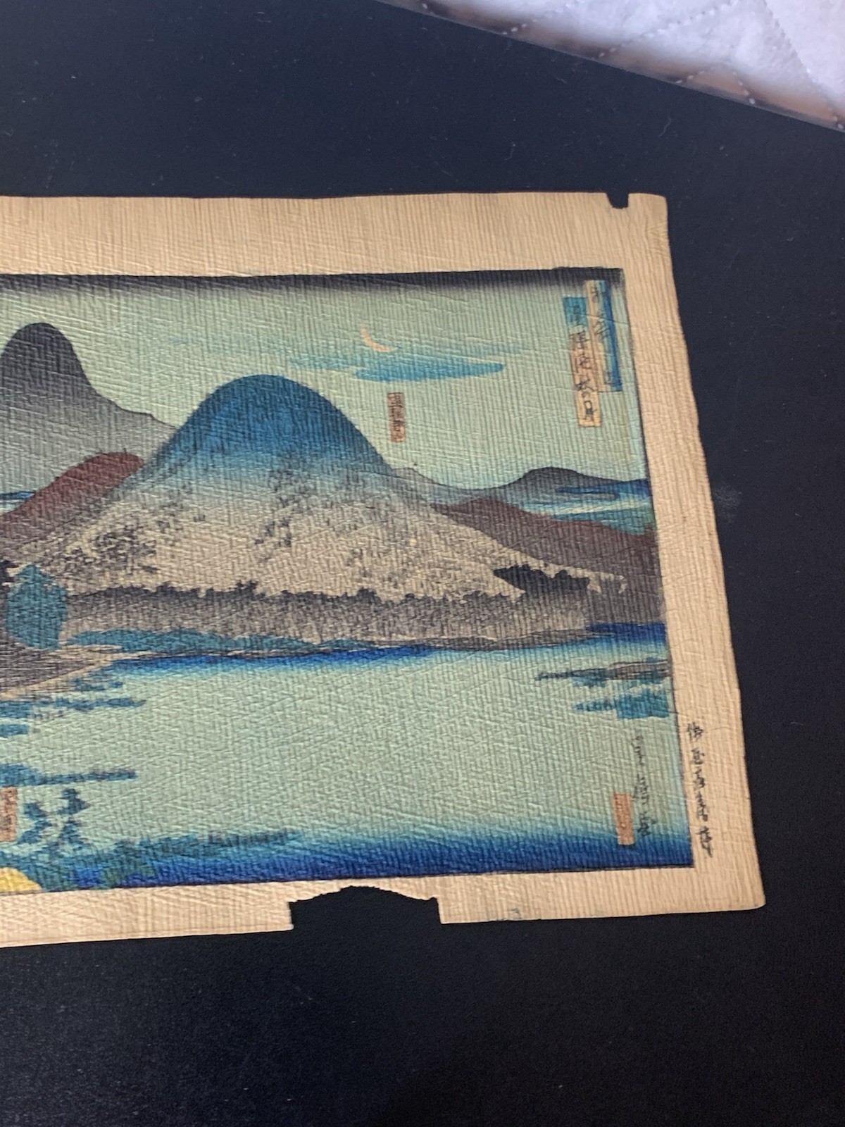 Vintage Antique Painted Paper Chinese Art Unframed Lot 3D Pop Up Home Decor