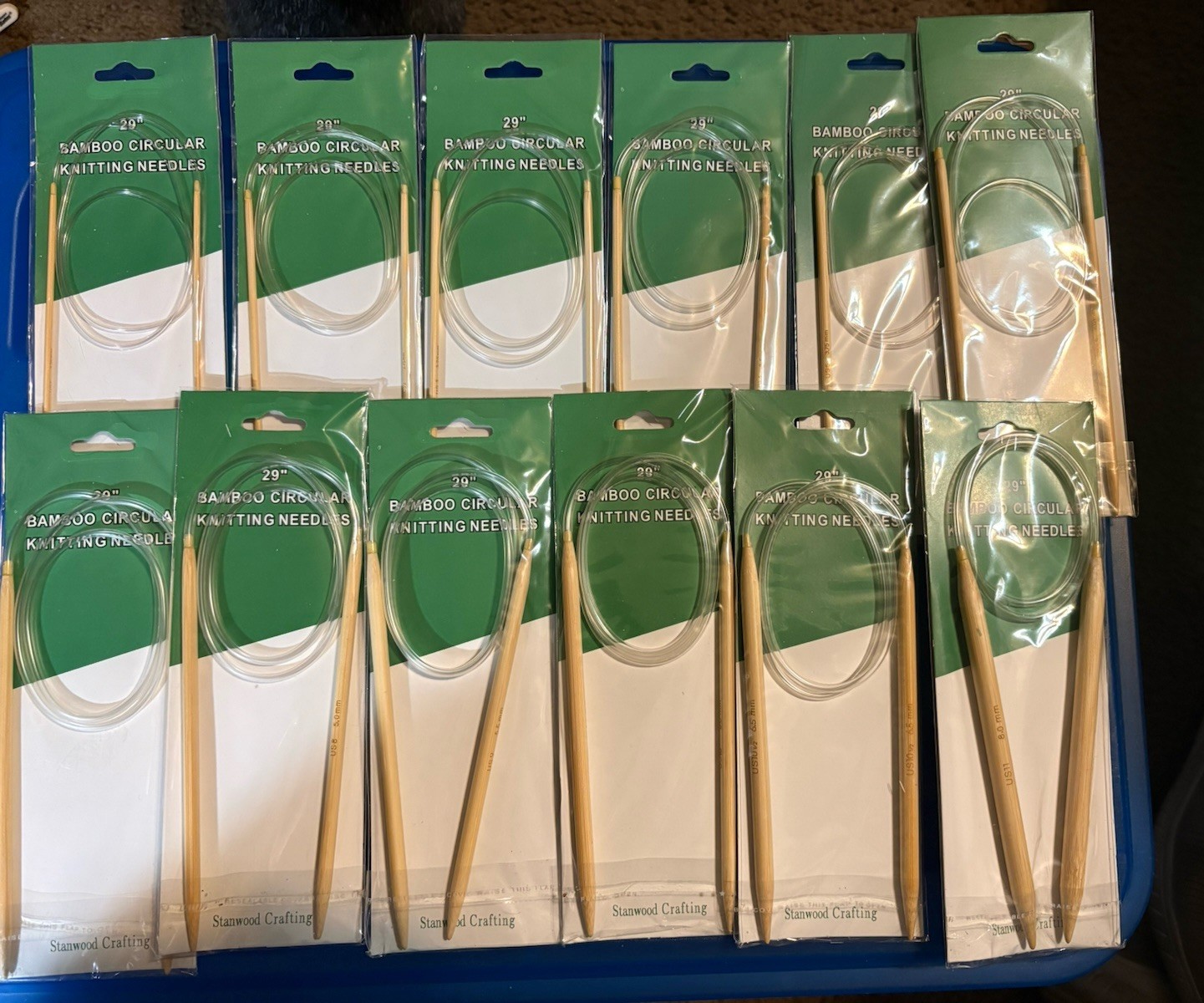 Clover Takumi Circular & Regular Bamboo Knitting Needles LOT