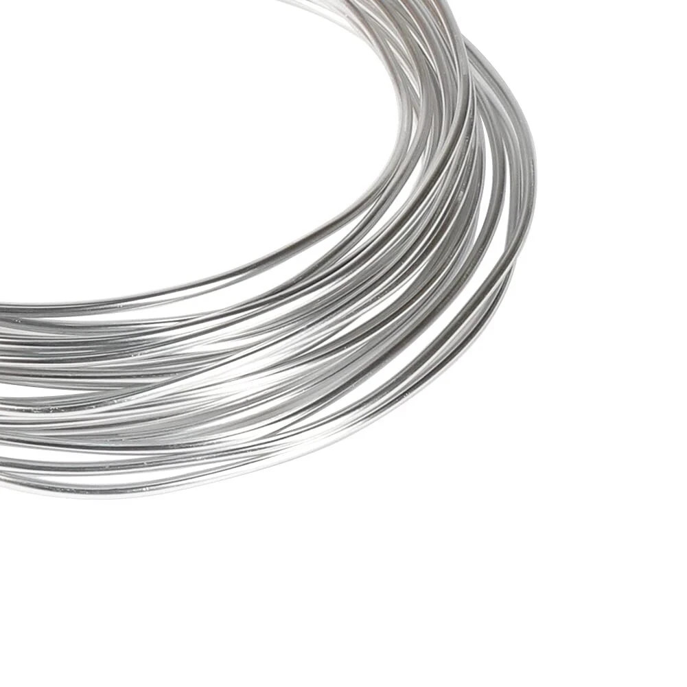 9 Gauge Aluminum Wire 50 Feet 3mm Bendable Armature Wire Metal Craft Silver New