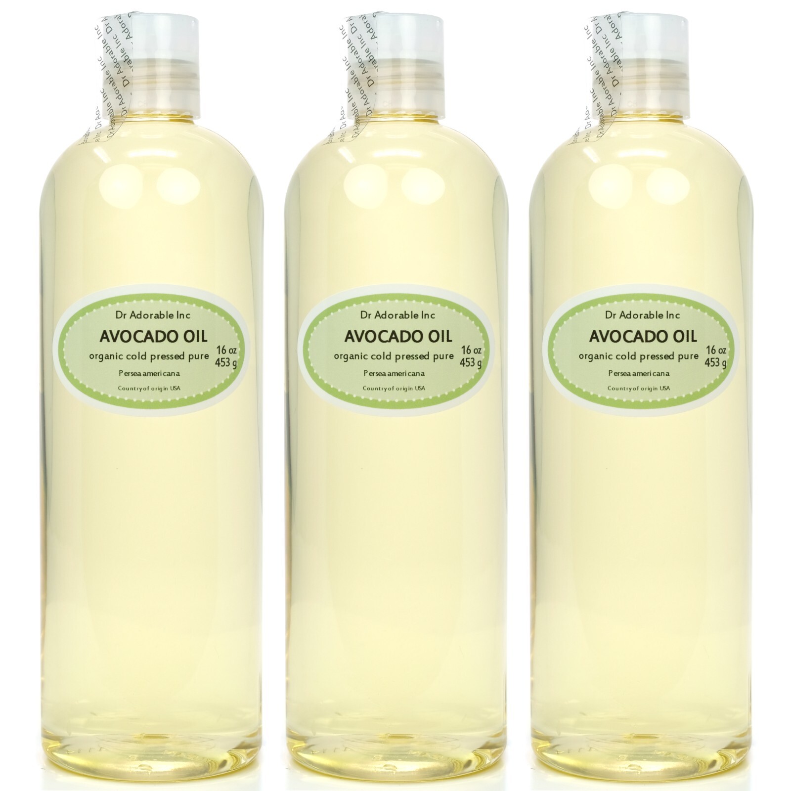 Avocado Oil 100% Pure Cold Pressed Oil Organic You Pick Size Free Shipping