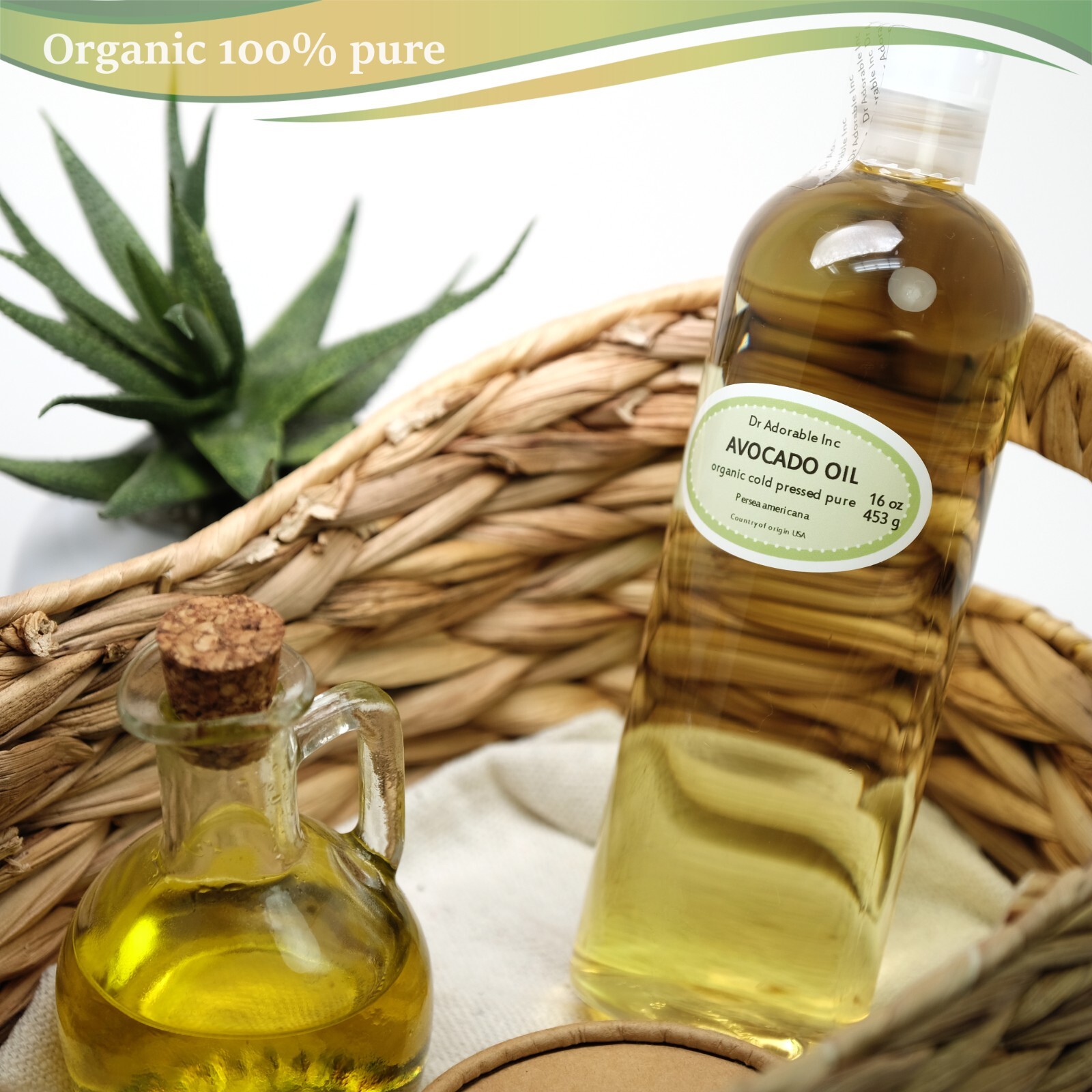 Avocado Oil 100% Pure Cold Pressed Oil Organic You Pick Size Free Shipping
