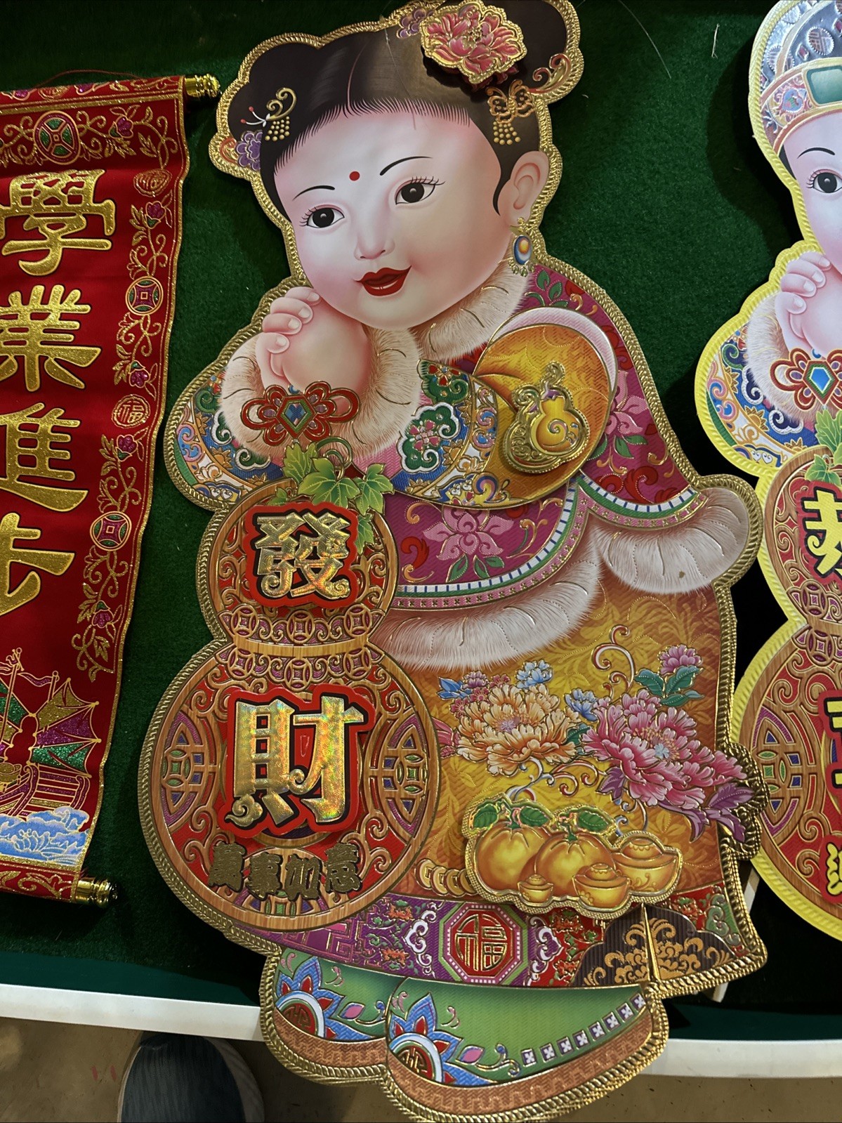 Lot of Chinese Decorations Some New Some Used Great Condition See Photos