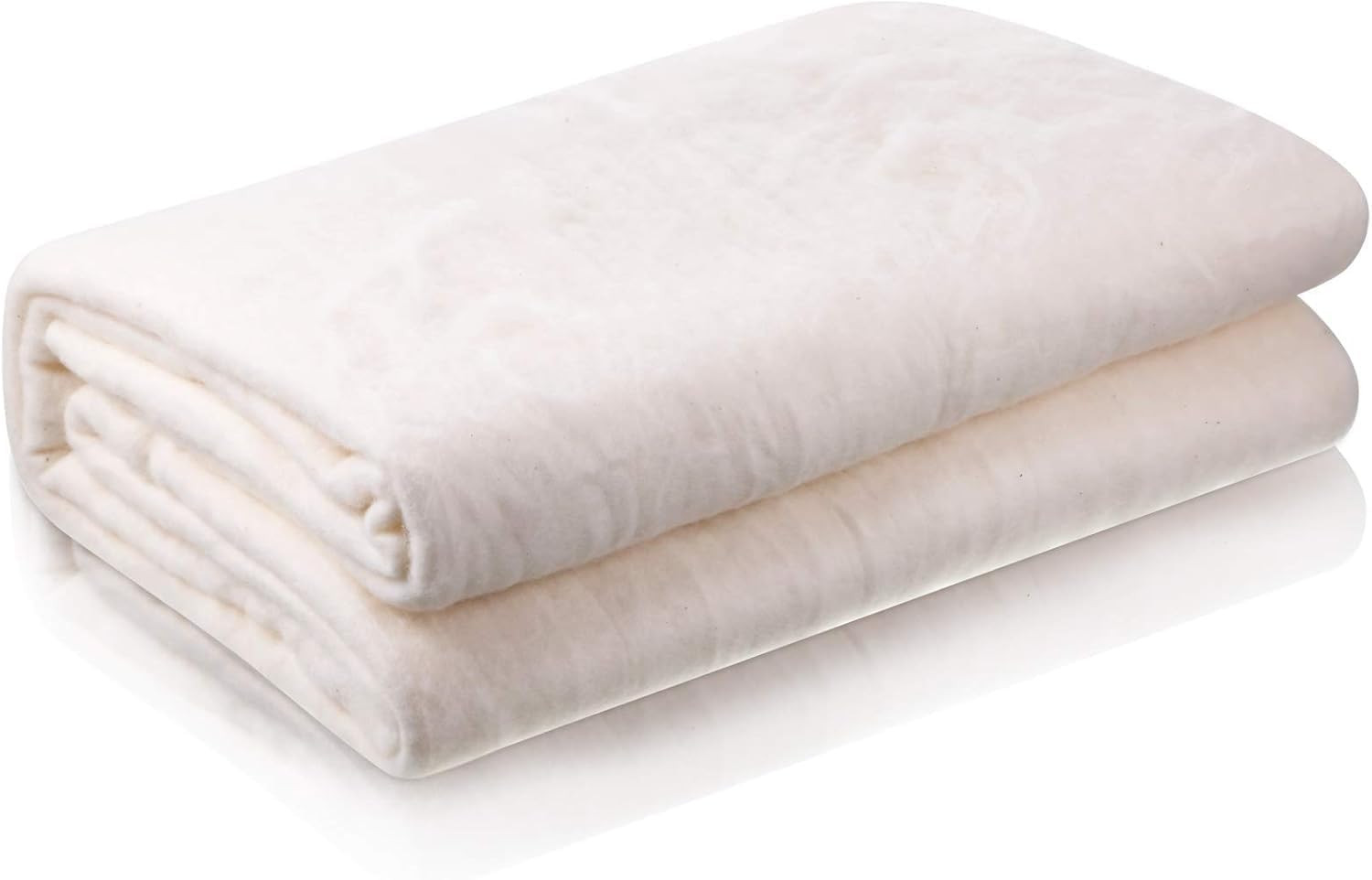100% Natural Cotton Batting – 96″ X 108″ – Soft, Breathable All