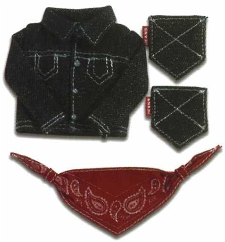 Jolee Boutique Dimensional Stickers Denim Jacket