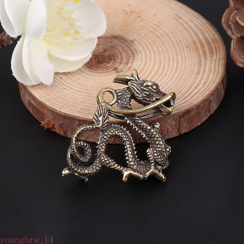 Brass Ornament Chinese Mythical Animal Statue Copper Figures Miniatures Brass