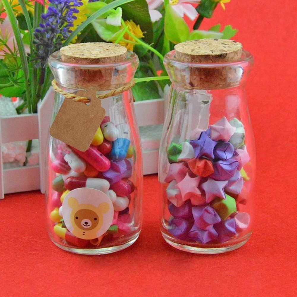 Small Apothecary Jars with Cork Lids – Set of 30