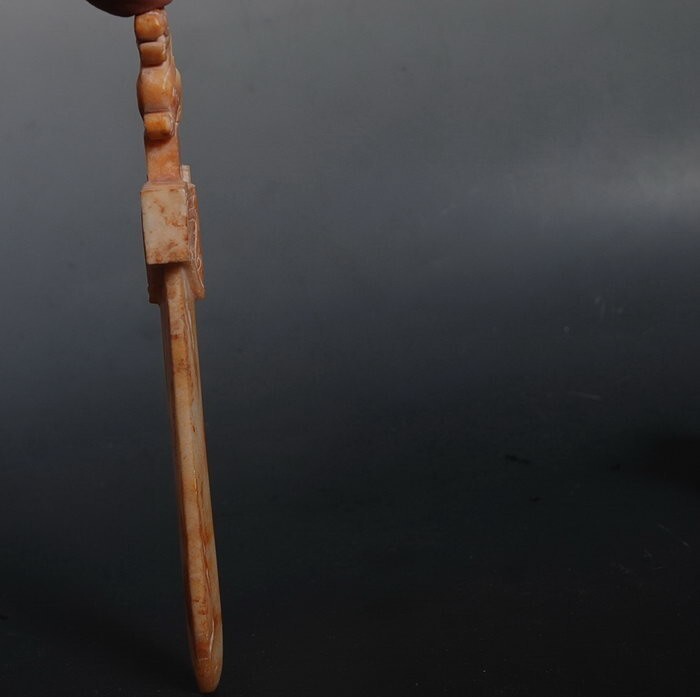 Elegant Chinese culture Han dynasty style double-edged sword! chi-Dragon pattern