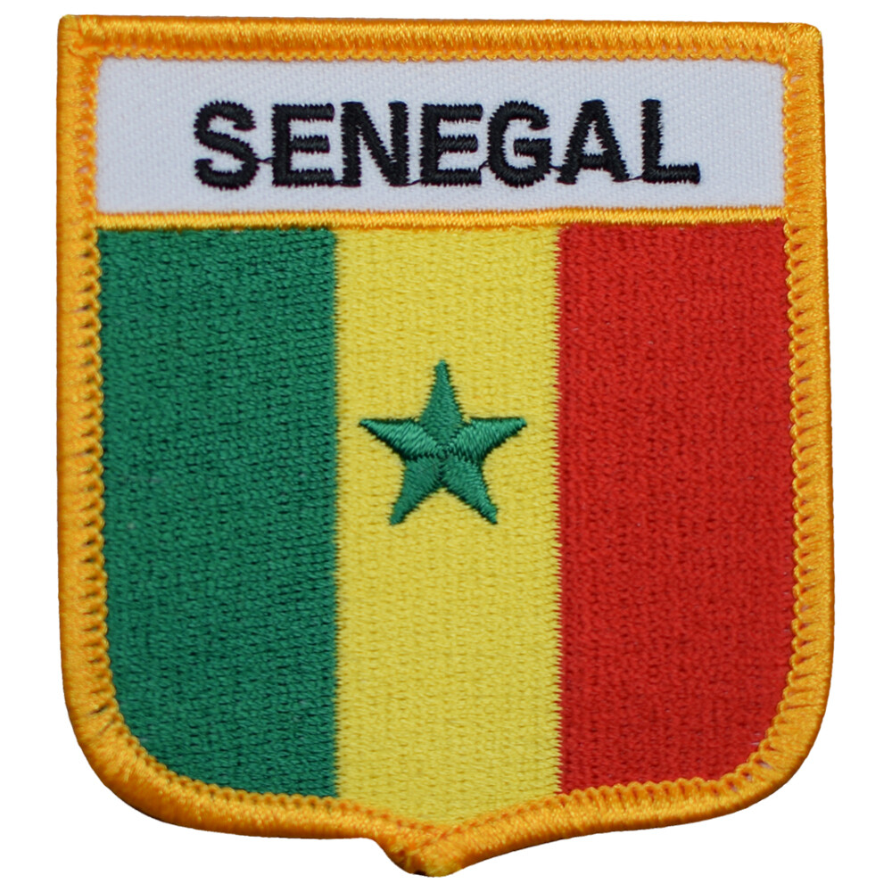 Senegal Patch – Dakar, Gambia River, West Africa 2.75″ (Iron on)