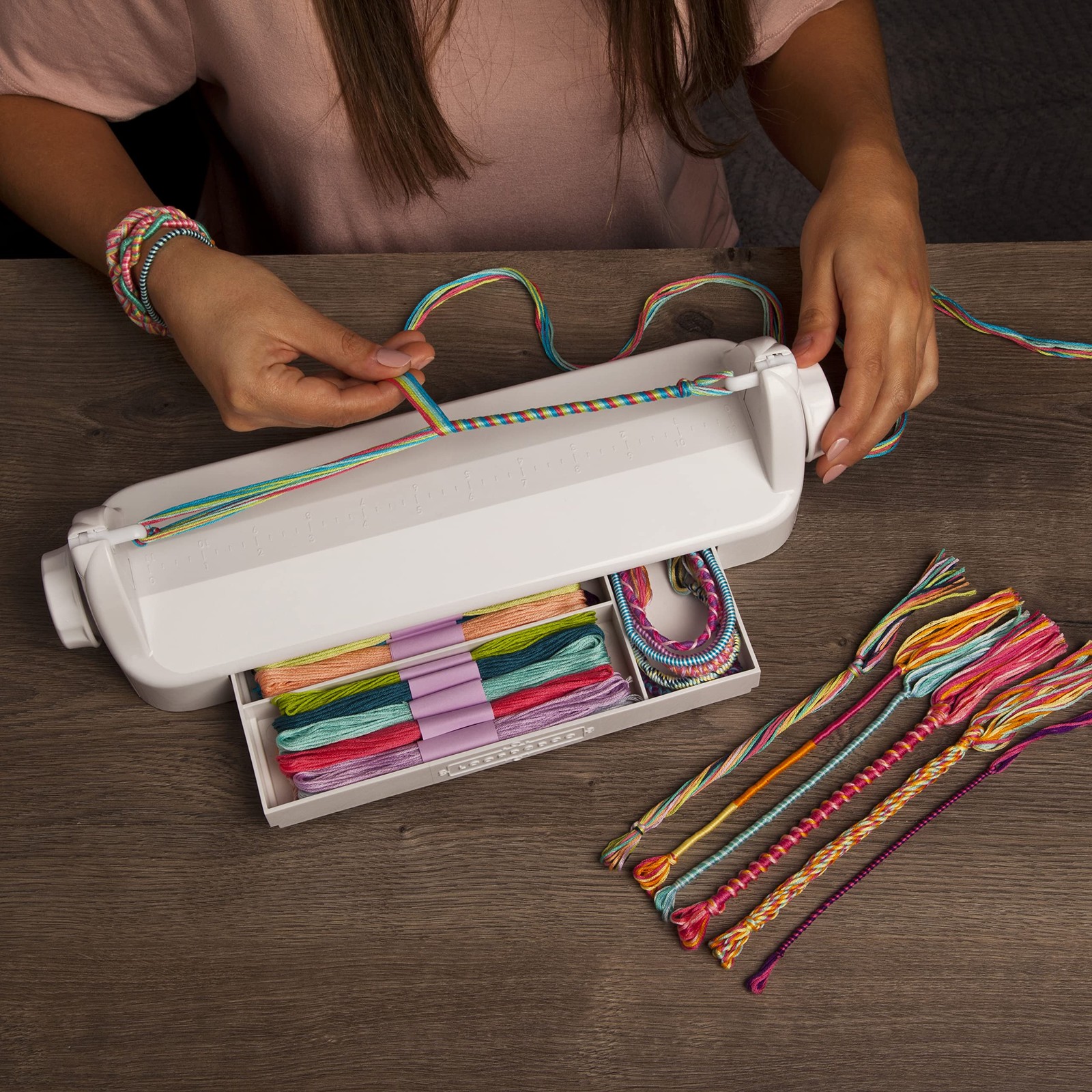 Loopdedoo DIY Friendship Bracelet Maker Kit – Medium, Multicolor
