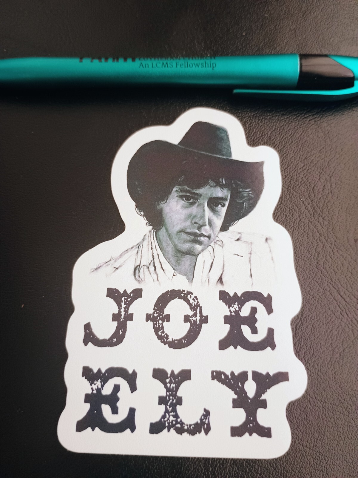 JOE ELY Classic Country Artist STICKER – Mint / Rare – 70s/80s Texas Songwriter