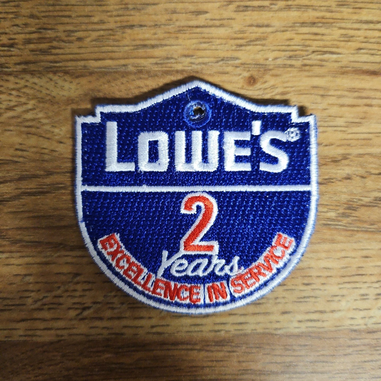 Lowe’s 2 Years EXCELLENCE IN SERVICE Patch Never Worn