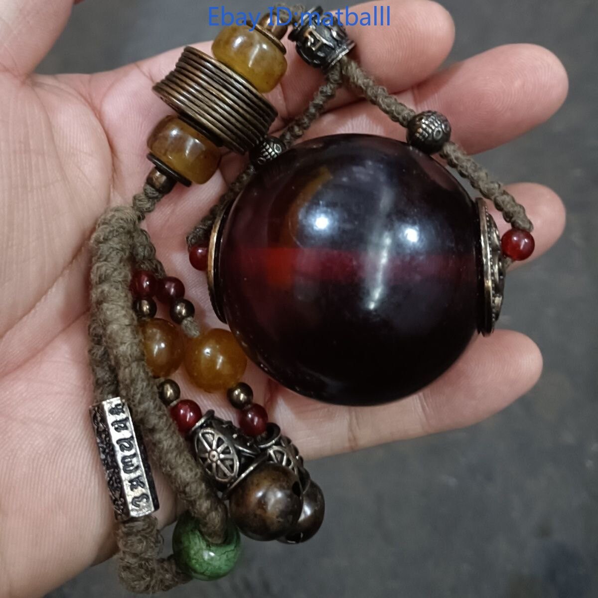 Sea Willow Stone Ethnic Style Hand Piece Single Bead Craft