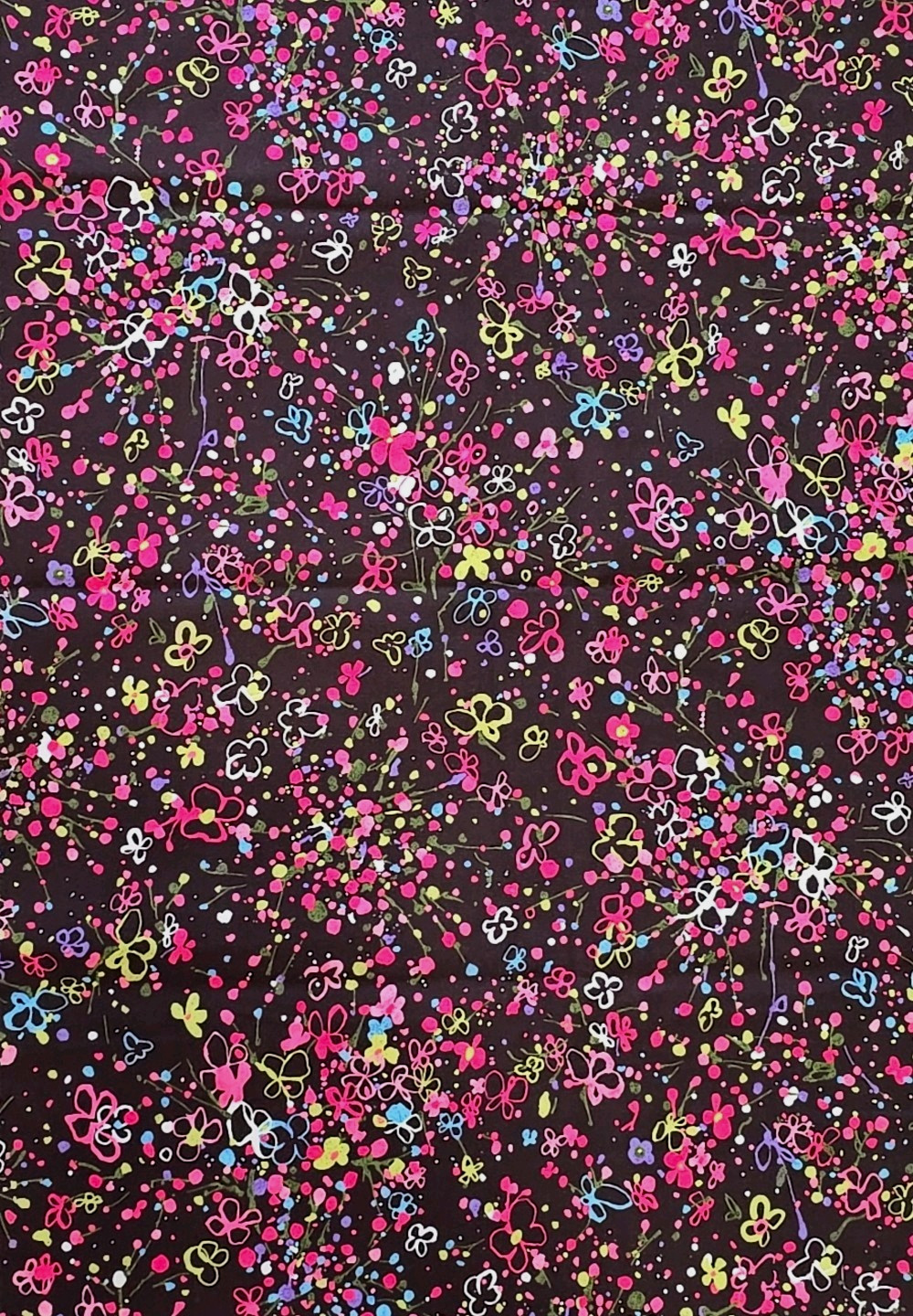 Robert Kaufman FIORI Screen Print Floral Multi 11561 Japan Quilt Fabric 2.9yds