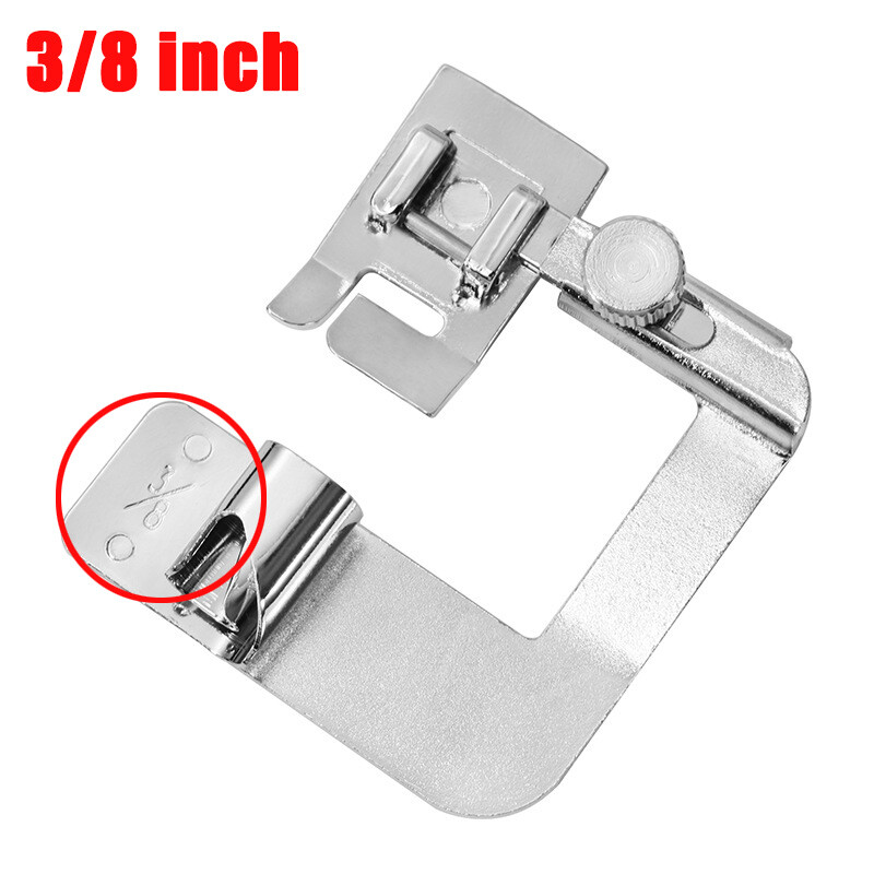 Domestic Sewing Machine Foot Presser Rolled Hem Feet Hemmer For Brother Singer