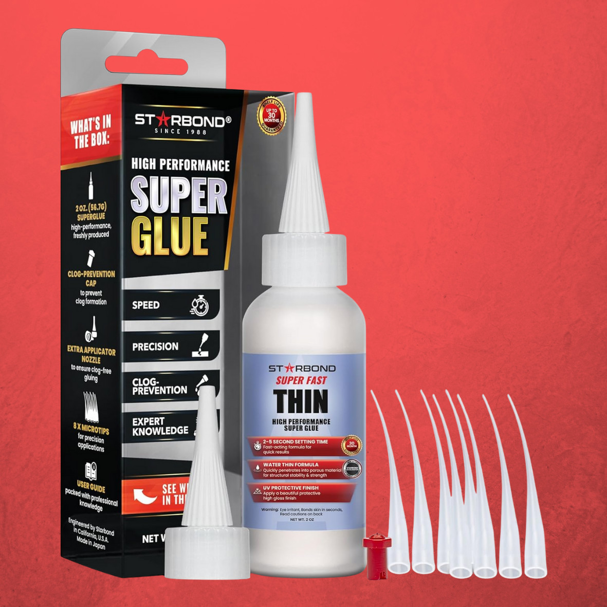 Starbond 2 oz. Super Fast Thin – Super Glue (Premium Cyanoacrylate CA Glue)
