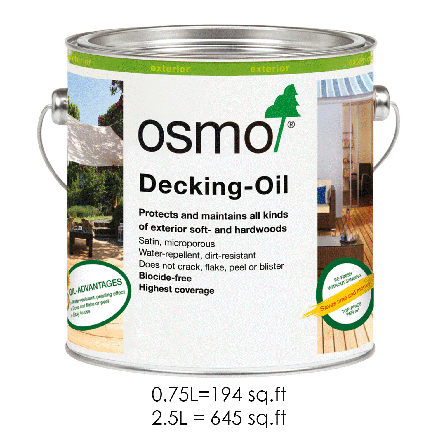 Osmo Exterior DECKING OIL Wood Finish – Deck Stain