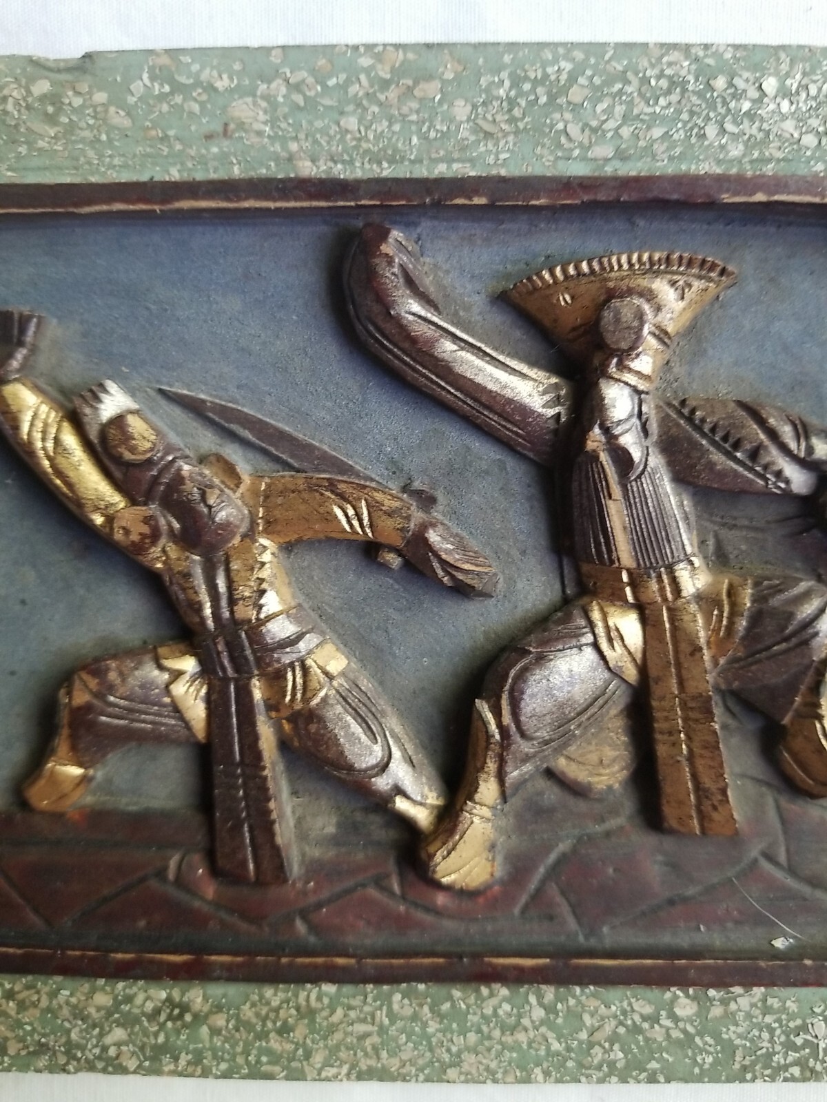 Vintage/Antique Ornate Chinese Wood Carved Wall /Furniture Panel