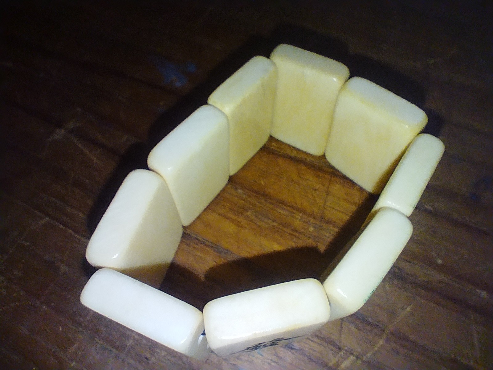 Mahjong Gambling Amulet Bracelet Chinese Vintage 1950’s