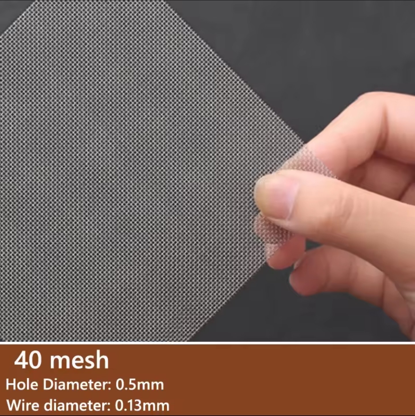 5pcs Stainless Steel 40 Mesh Micron Fine Wire Filtration Screen Plastic Repair