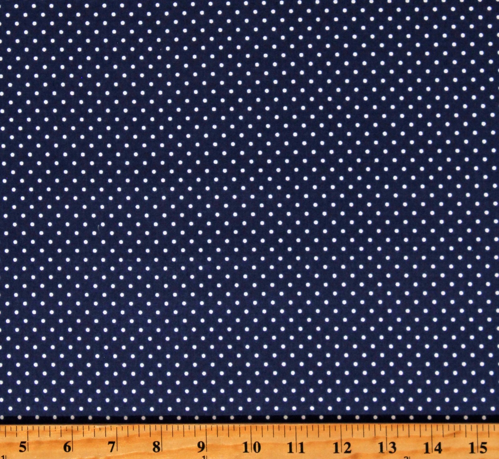 Cotton Swiss Dot Polka Dots Spots Spotted Navy Blue Fabric Print by Yard D138.19