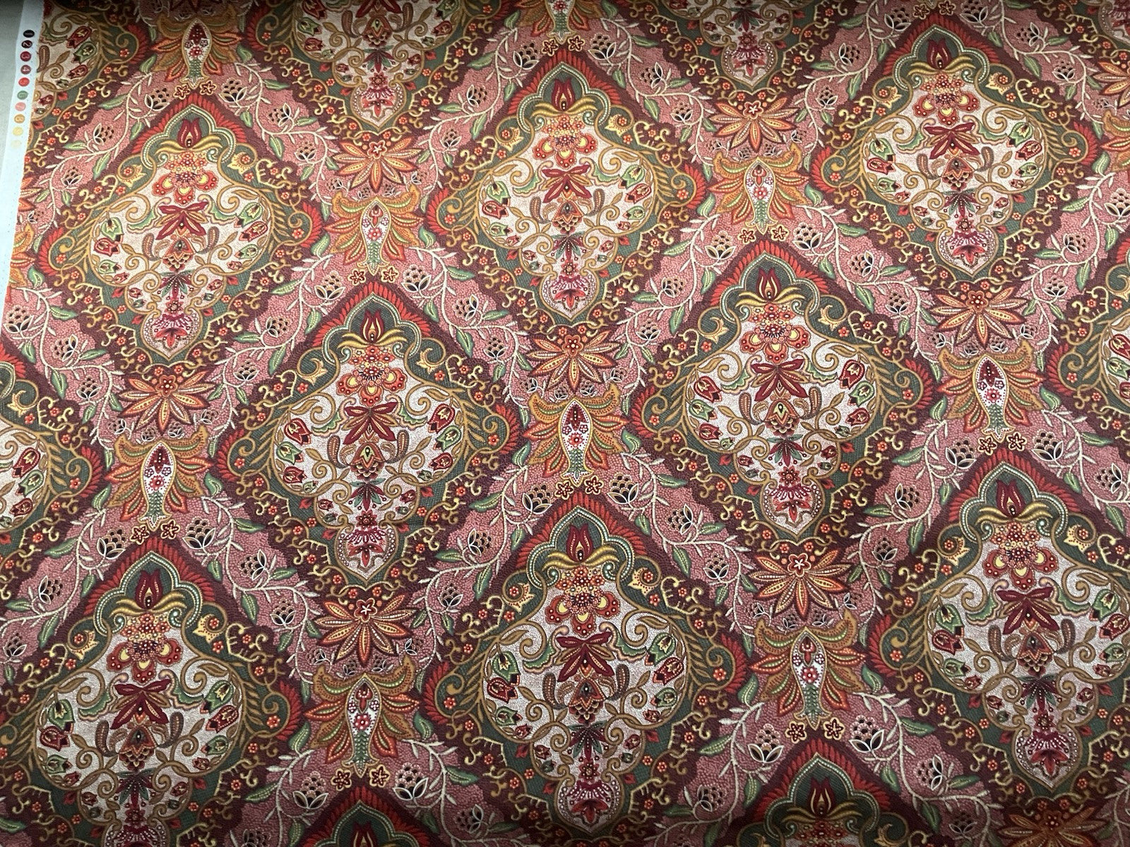 Fabric Flower Geometrical pattern Lauren Lee Jo Ann 43″ x 45”902