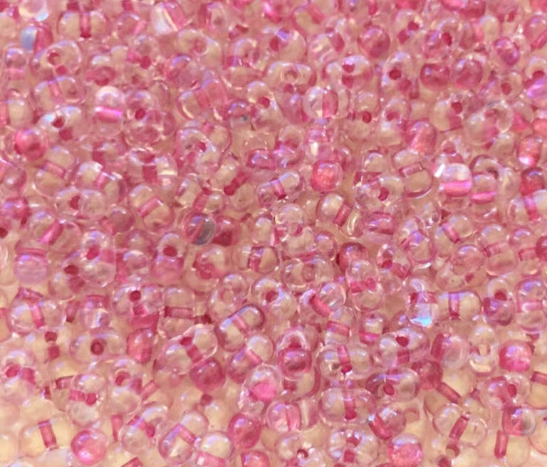 2.5×4.5mm Berry Japanese seed beads Neon Sparking Pink Glass Seed Beads-28 Grams