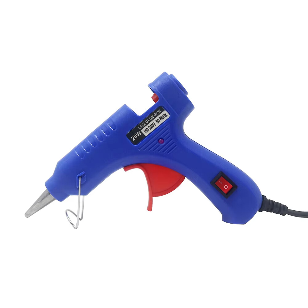 Mini Hot Melt 20W 110-240V Glue Gun With Switch for Hobby Craft Wood Plastic
