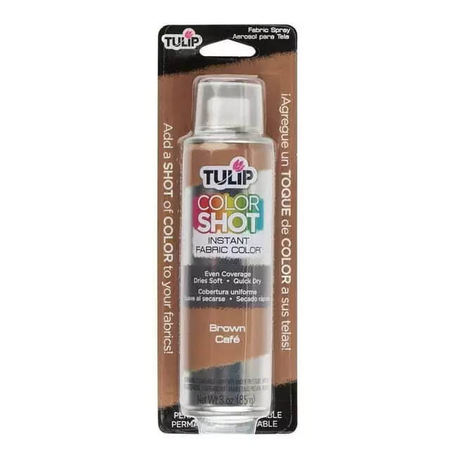 (4 PACK) Tulip Color Shot Instant Fabric Color 3oz Brown