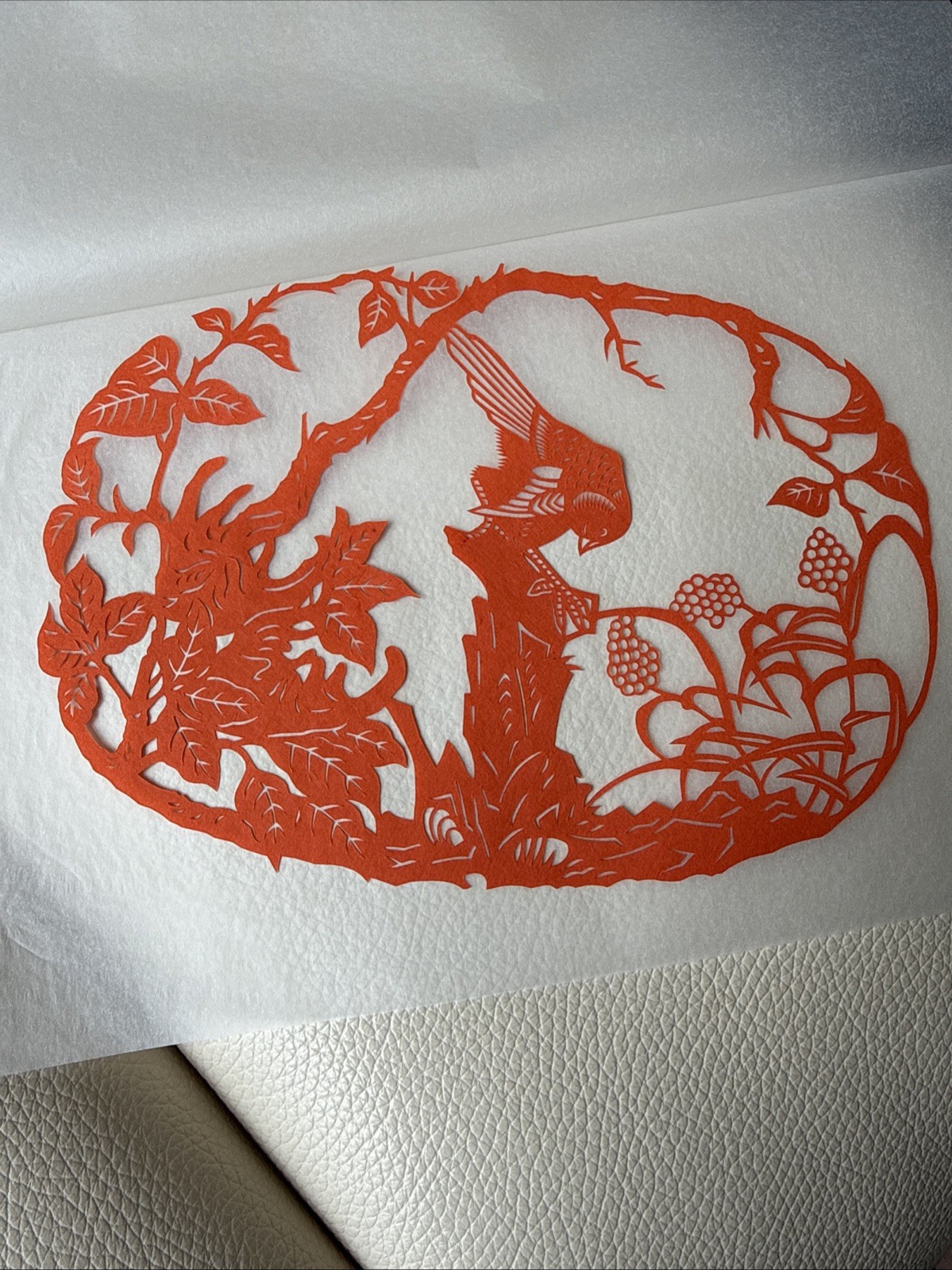 Vtg 10 pc Lot Set Paper Cut Out Folk Art Artwork Chinese ~5×7