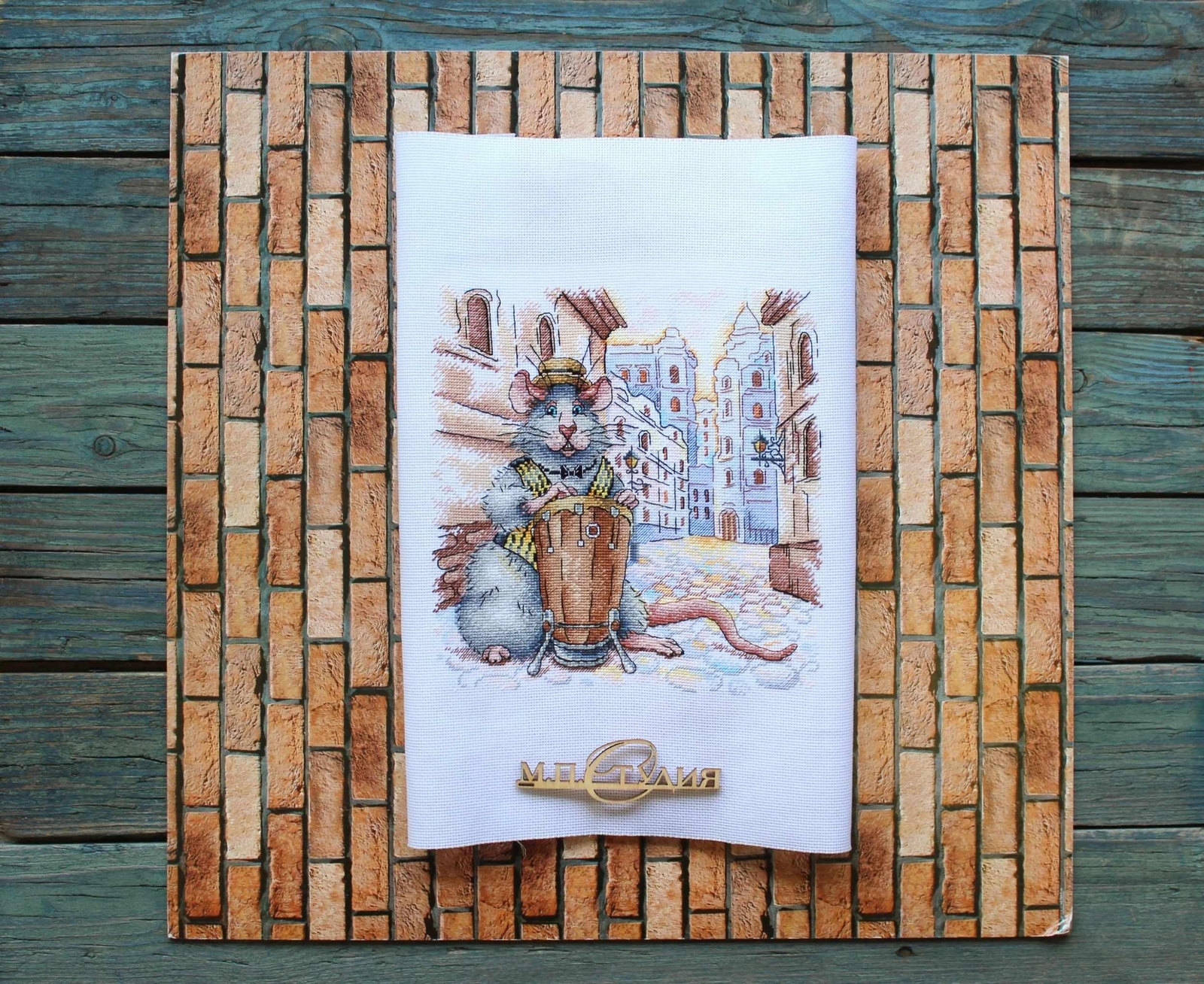 Italian Streets SNV-699 MP Studia Counted Cross Stitch Kit