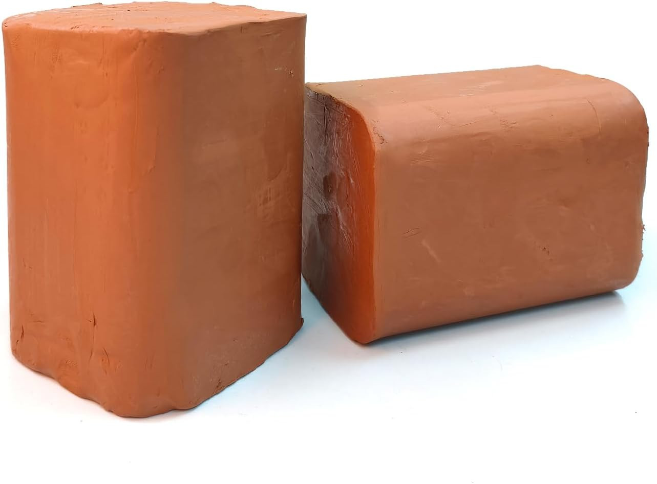Terra Cotta Pottery Clay for Wheel Throwing, 5 Lbs, Low Fire Clay for Beginners