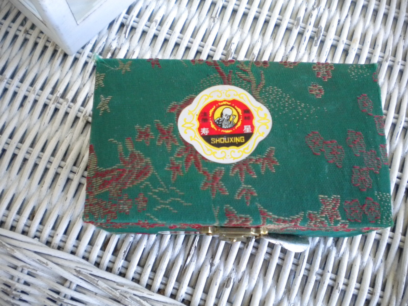 Vintage 1985 Shou Xing Brand Baoding Iron Ball Set Made in China in case holder
