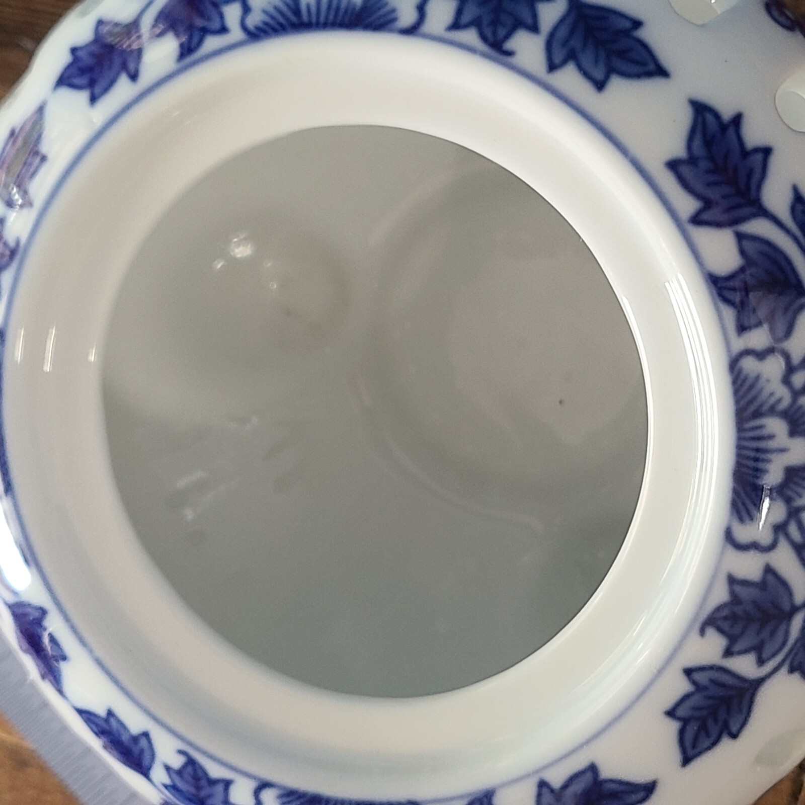 Vintage Bombay Incense Burner Blue & White 6″ in Diameter