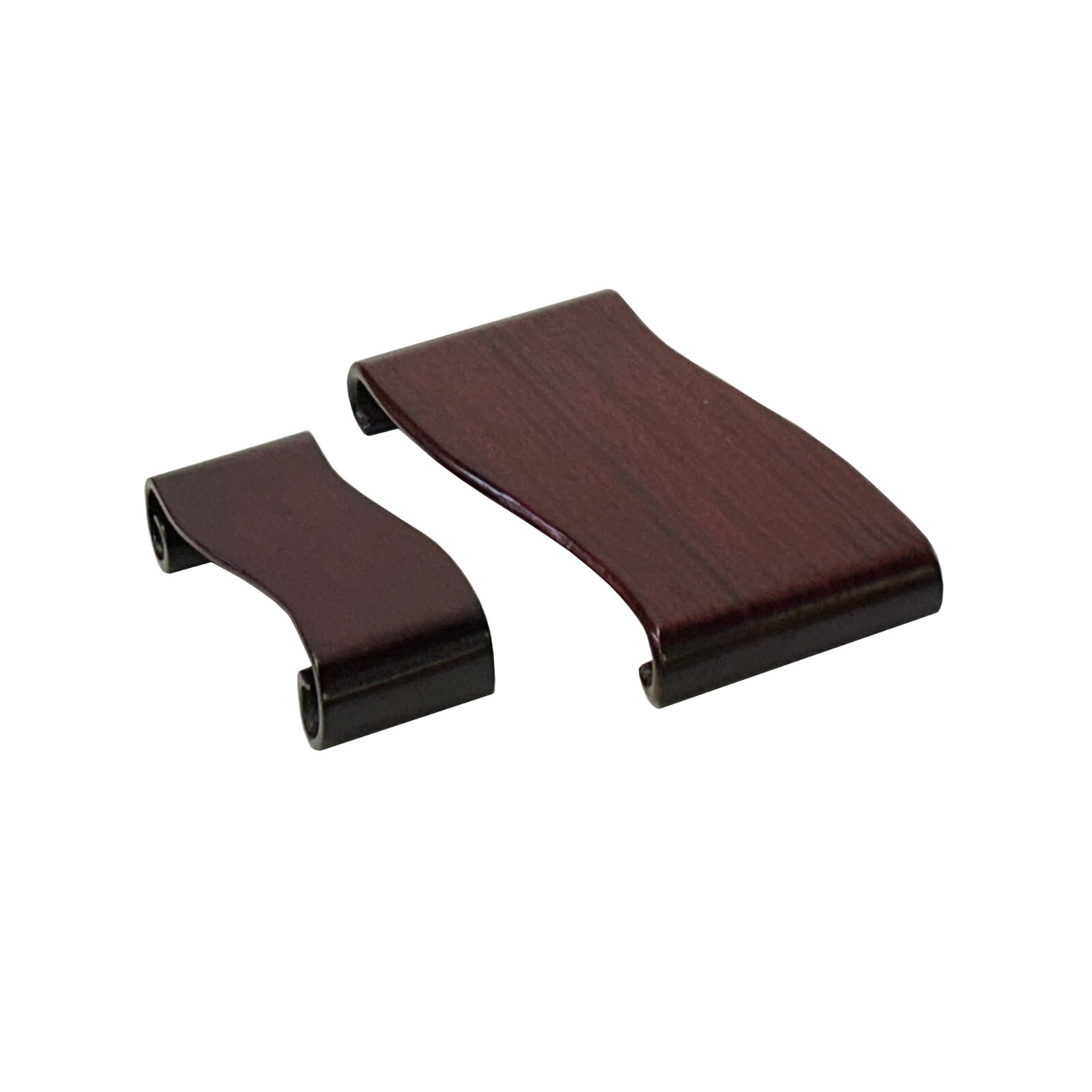 5.5″ Set 2 Brown Wood Scroll Legs Rectangular Display Stand Riser Easels ws4056
