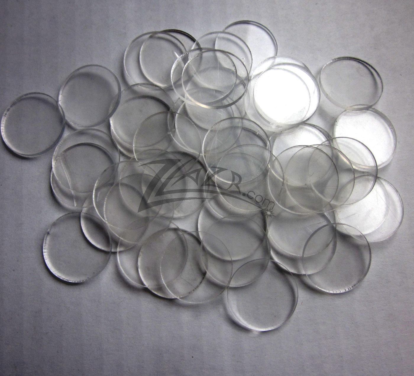 10 3.5″x1/8″ LARGE Acrylic Round Circle Disc Plastic Plexiglass 1 Keychain hole
