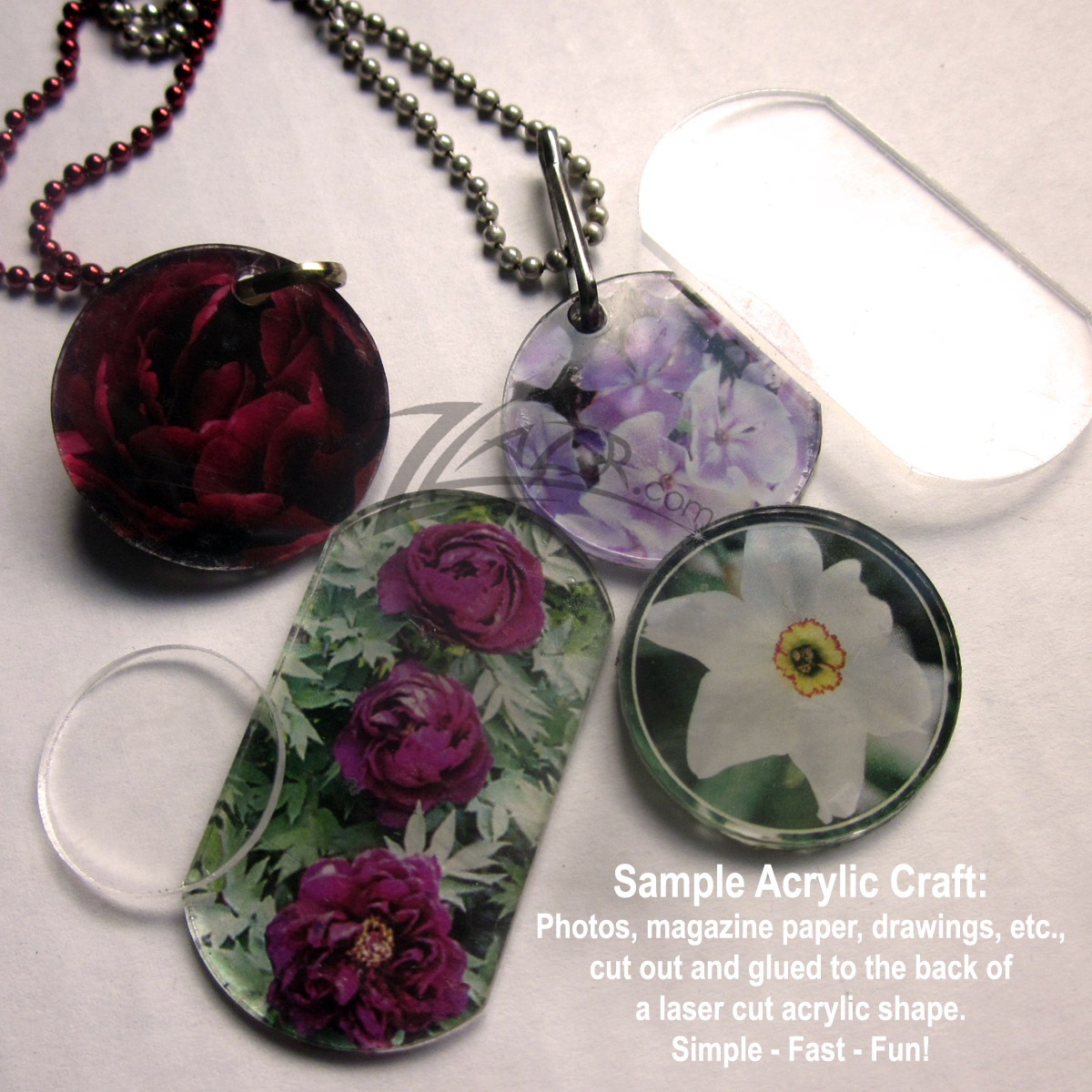 (1) 2″x1/4″ THICK LARGE Acrylic Circle Disc Round Plexiglass Plastic Clear Craft