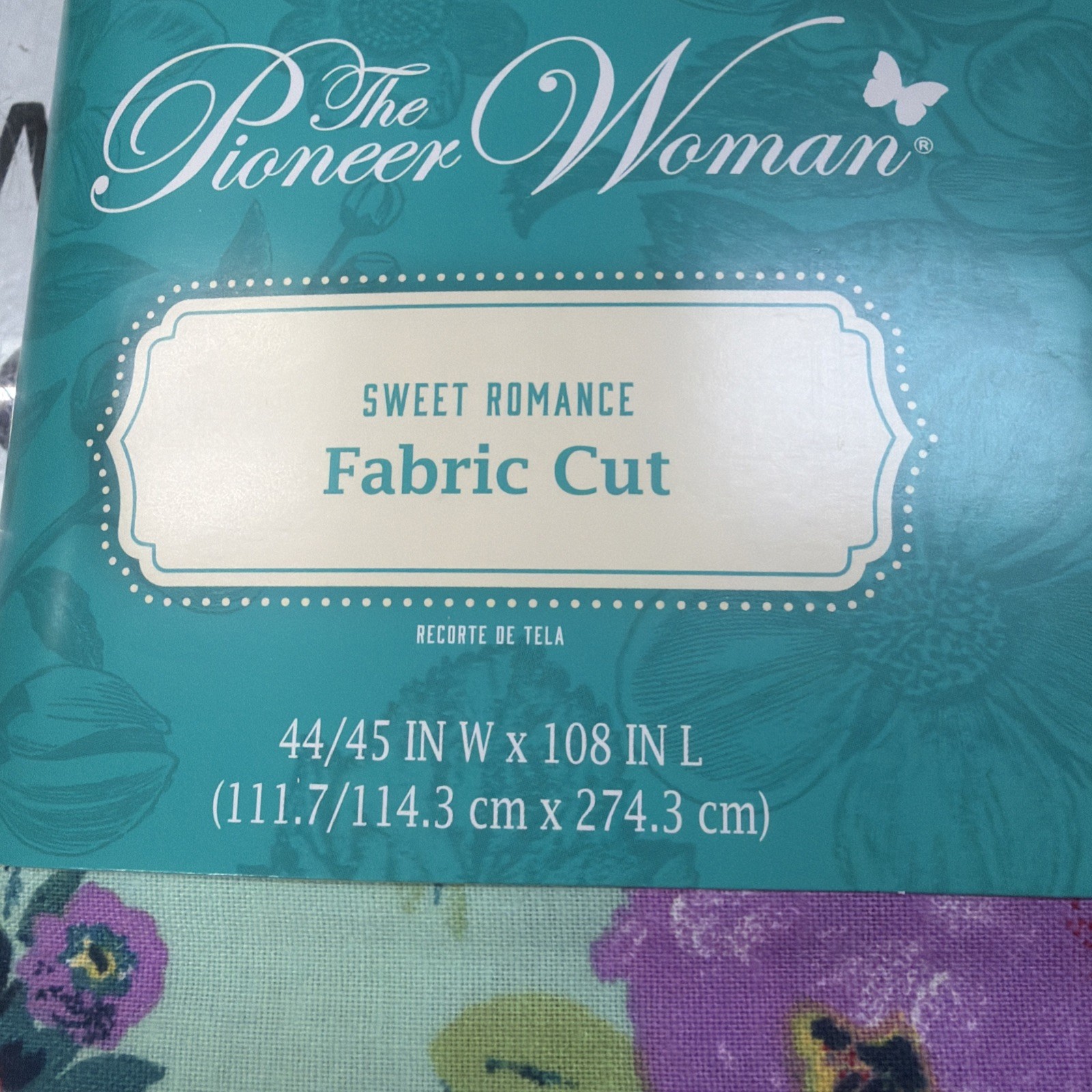 2 Of Pioneer Woman Sweet Romance” Fabric Precut 3 Yards (45 in W x 108 in L)Each