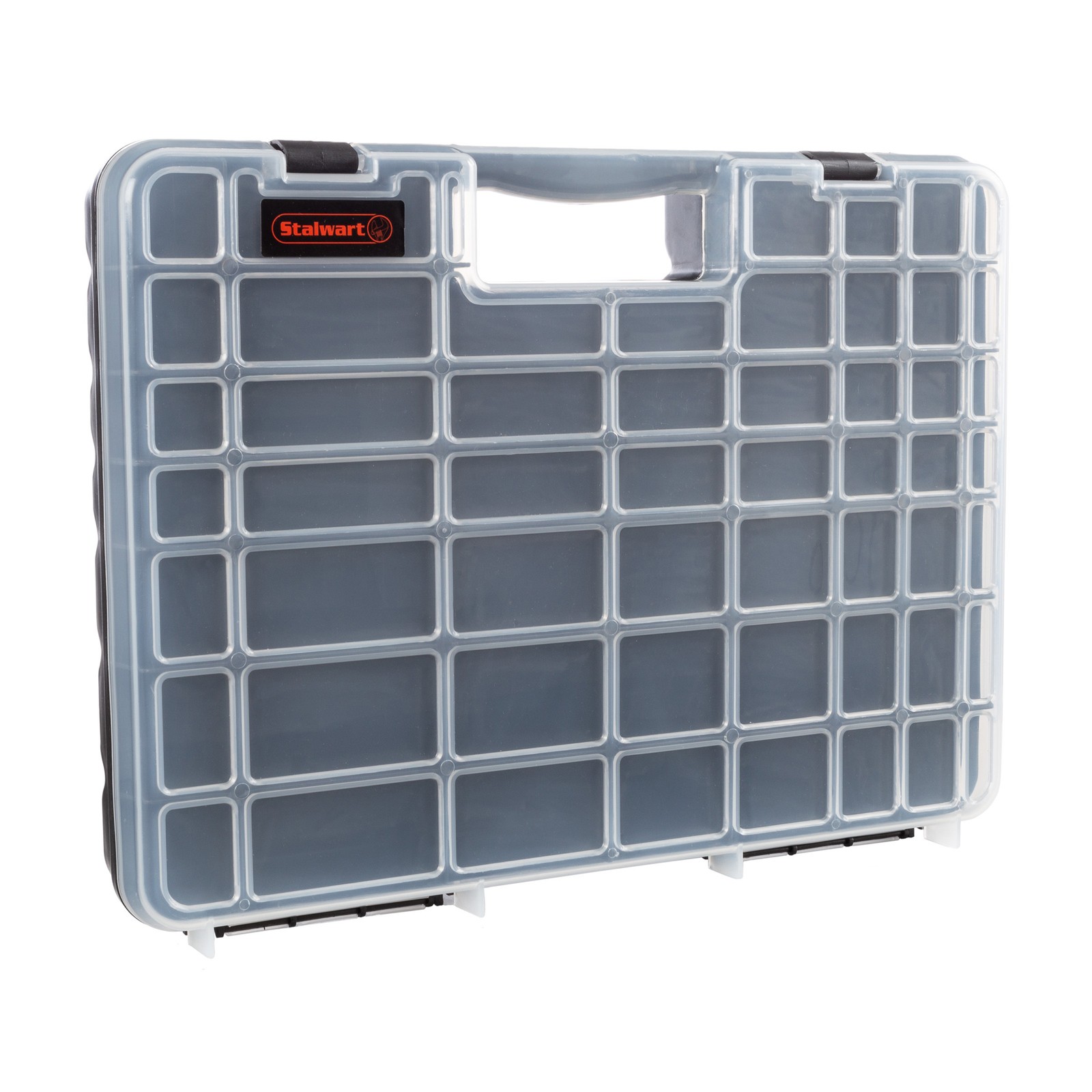 Portable Storage Case 55 Small Compartments for Screws Nuts Crafts Beads